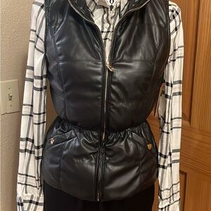 Black Quilted Women's Vest